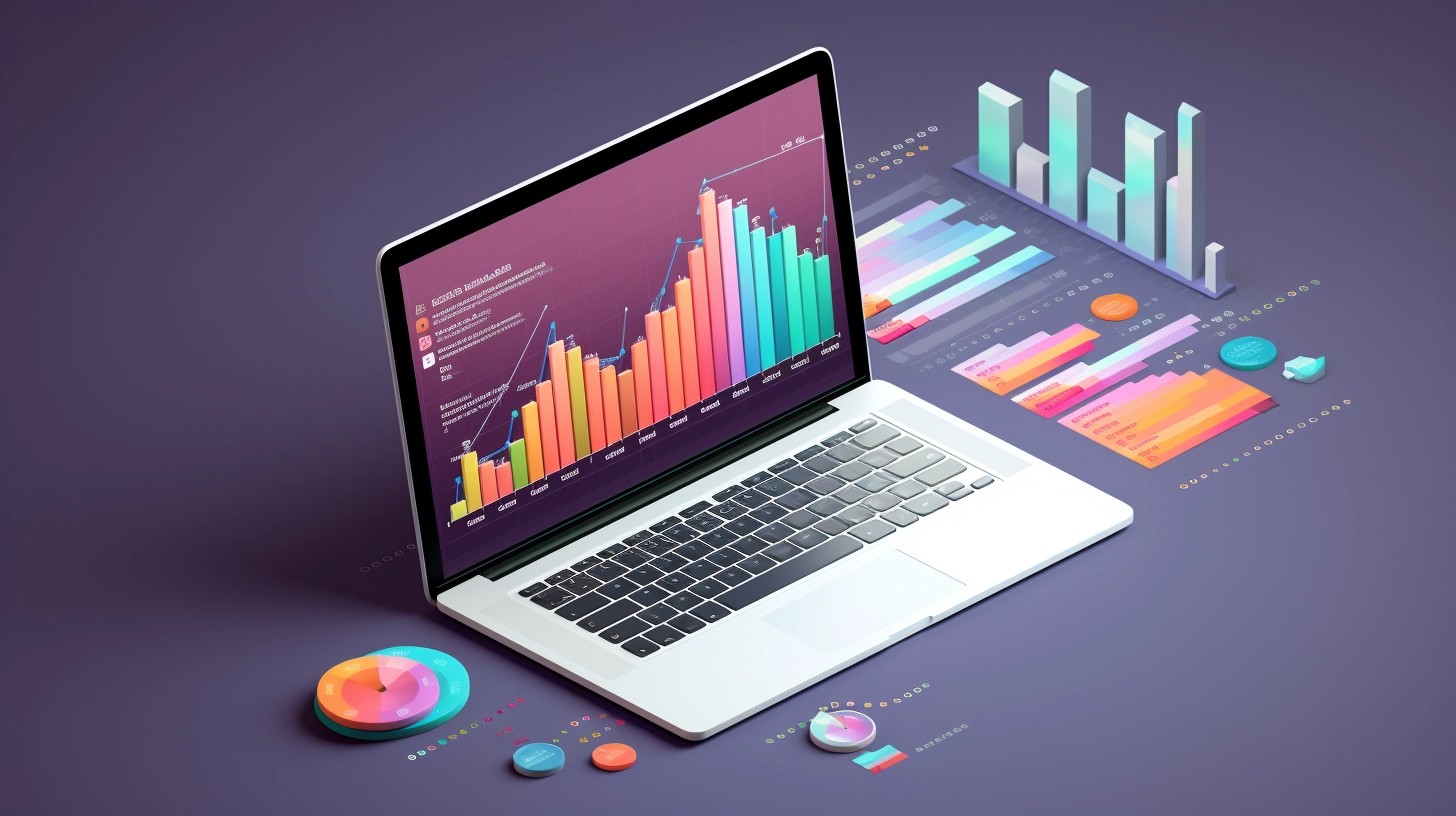 AI analytics shown in laptop